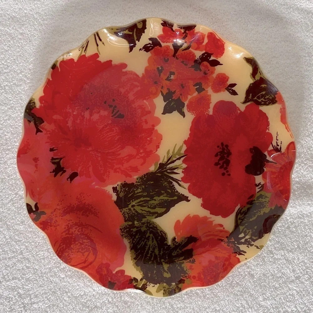 Vintage Hardy Glenwood Floral Fab Composite Fabware Serving Tray Cottagecore